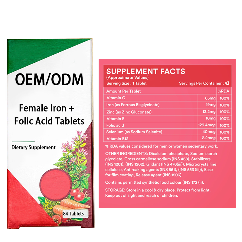 Iron Folic Acid Tablet Manufacturer - Food Supplement Pregnancy