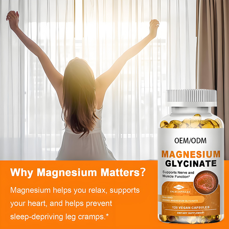 Magnesium Glycinate Supplier - Private Brand with D3