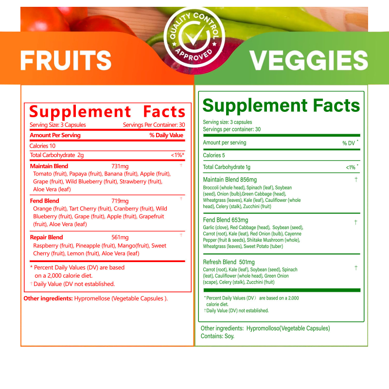 Plant Extracts Factory - Private Label Vegetable Fruit