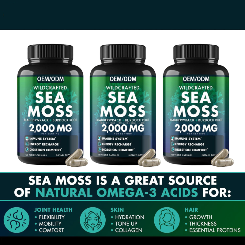 Sea Moss Capsules Factory - OEM Immunity Gut Health