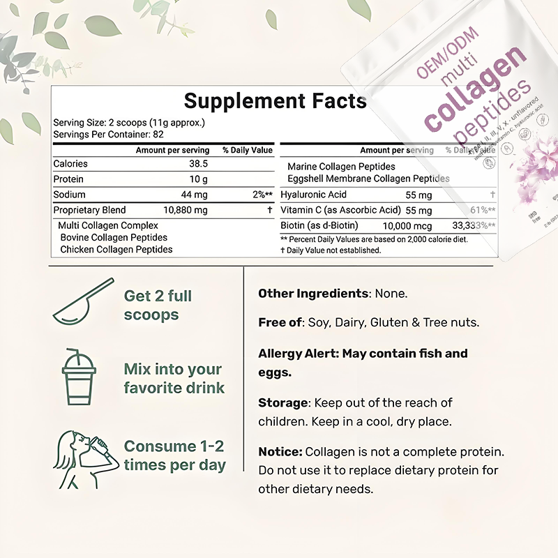 Collagen Tablets Factory - OEM/ODM Vitamin C Biotin