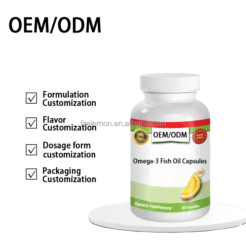 Omega-3 Fish Oil Softgels Factory - Enteric-Free Triglyceride
