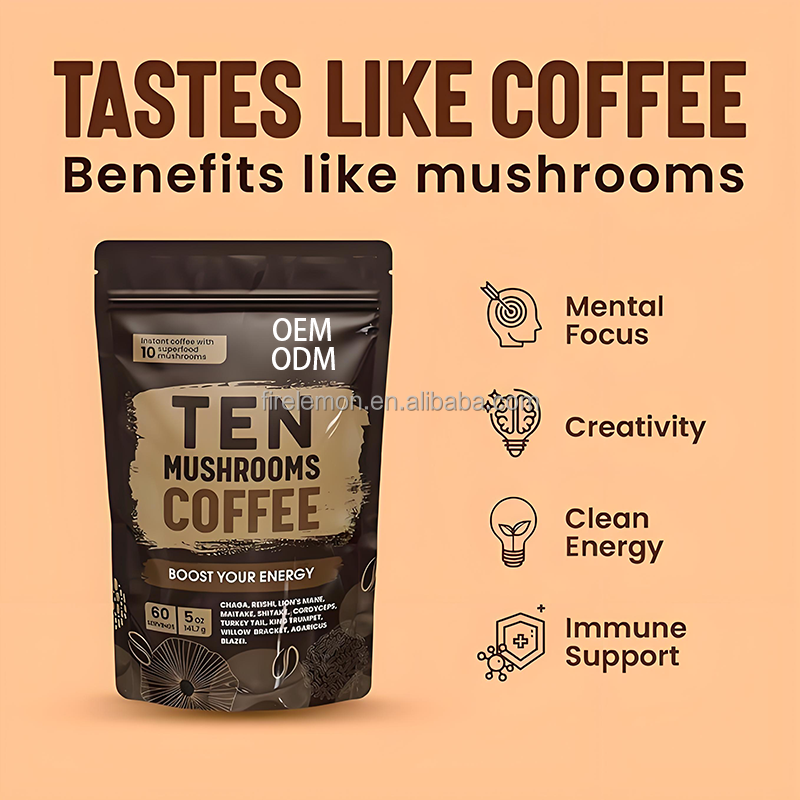Lion's Mane Coffee Supplier - Customized Organic Instant