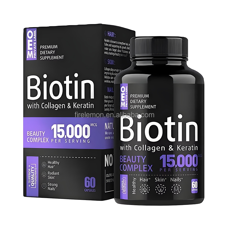 Hair Skin Nail Products Factory - Private Label Biotin Collagen