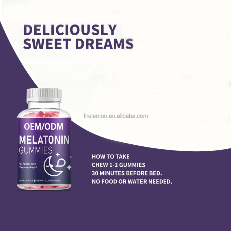Melatonin Gummies Manufacturer - Hot Sale with Vitamin B6