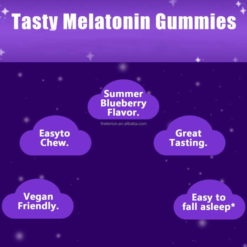 Melatonin Gummies Factory - GMO-Free Natural Relax