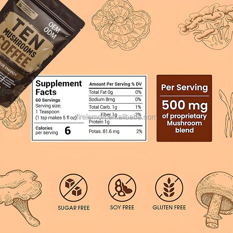 Lion's Mane Coffee Supplier - Customized Organic Instant