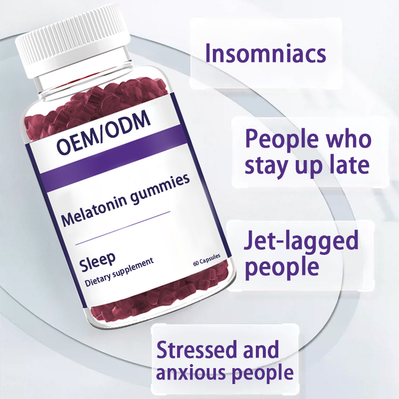 Melatonin Gummies Supplier - Vegan B6 B9 B12 Stress