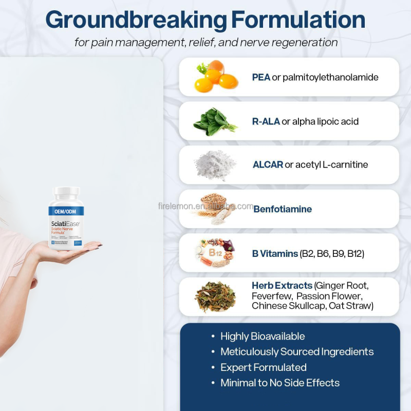 Sciatic Nerve Supplement Supplier - Private Label Herbal Blend