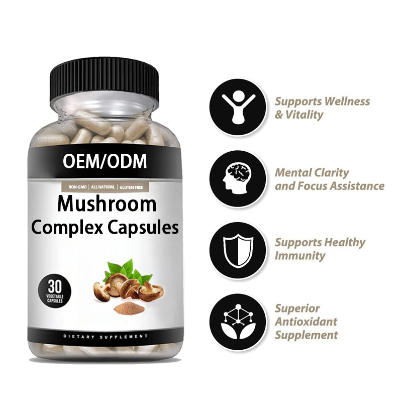 Mushroom Complex Capsules Factory - OEM Organic Immune