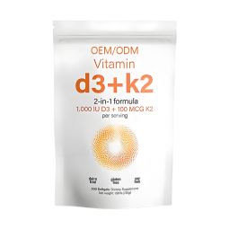 Vitamin D3 K2 Capsules Manufacturer - OEM/ODM 2-in-1 Formula