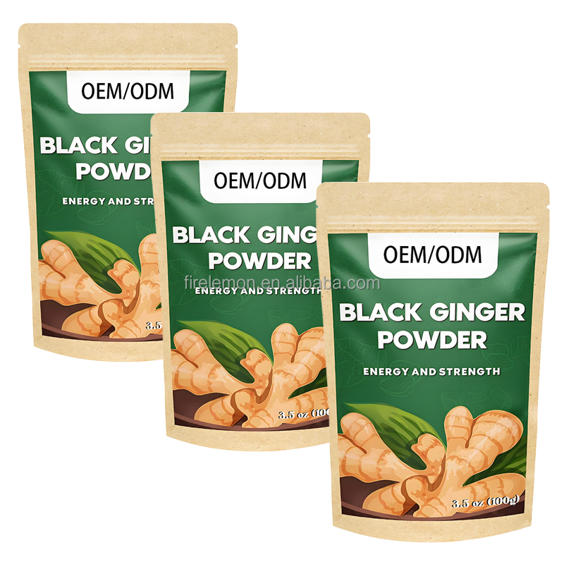 Black Ginger Powder Manufacturer - Private Label Thai Energy