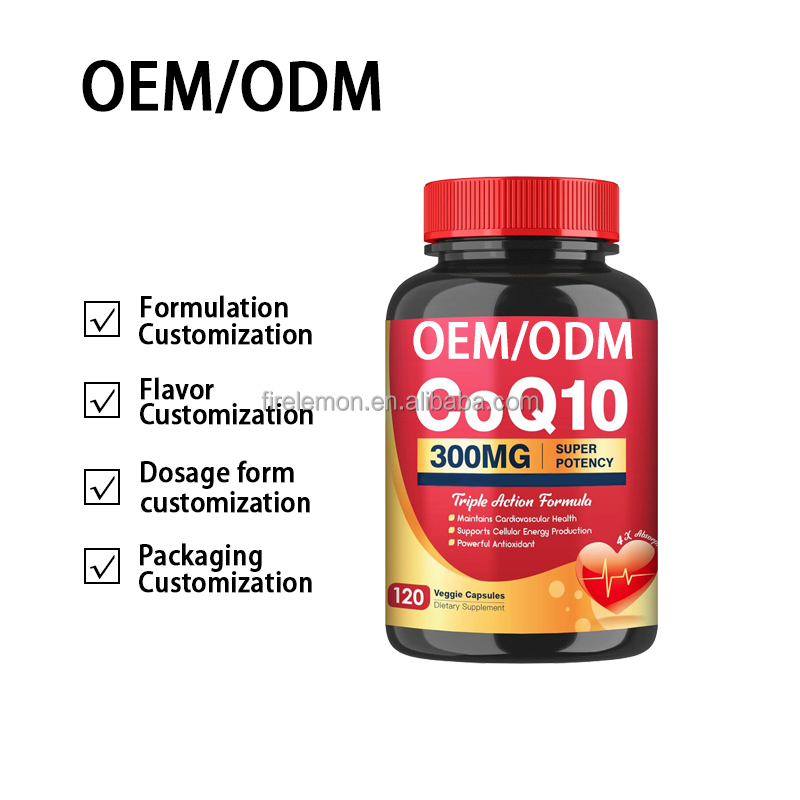 Coenzyme Q10 Capsules Manufacturer - OEM High-purity Heart Health