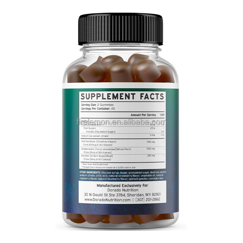 Seaweed Gummies Factory - Private Label Immune Antioxidant