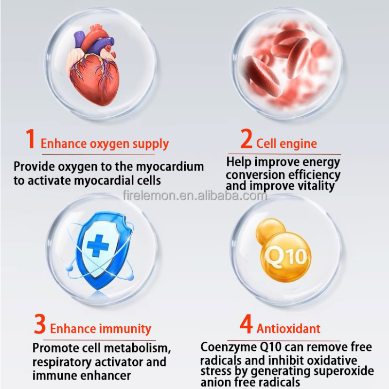 Coenzyme Q10 Capsules Factory - OEM Antioxidant Cellular Energy