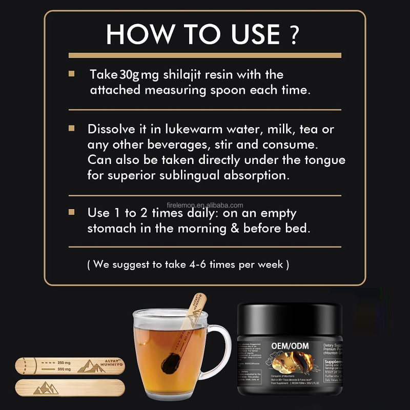 Himalayan Shilajit Supplier - Custom Private Label Pure Resin