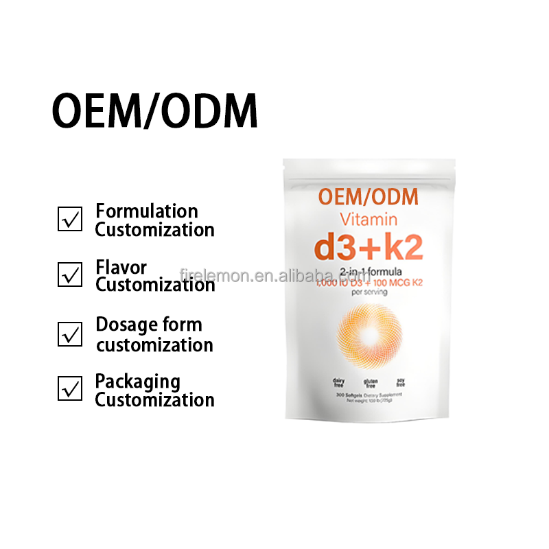 Vitamin D3 K2 Softgels Supplier - Premium Natural Best