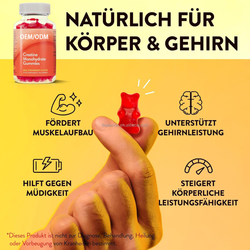 Pre-Workout Gummies Supplier - OEM Healthy Living Energy