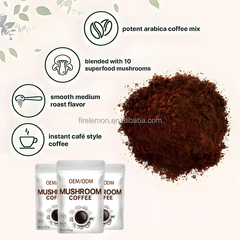 Mushroom Blend Coffee Manufacturer - Private Label Classic