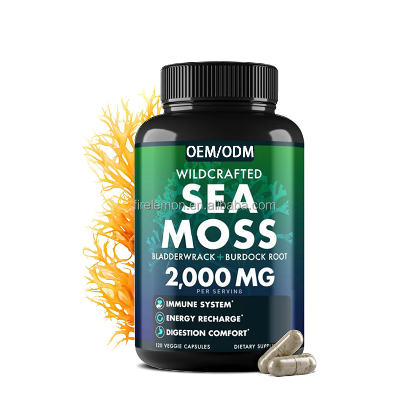 Sea Moss Capsules Factory - OEM Immunity Gut Health