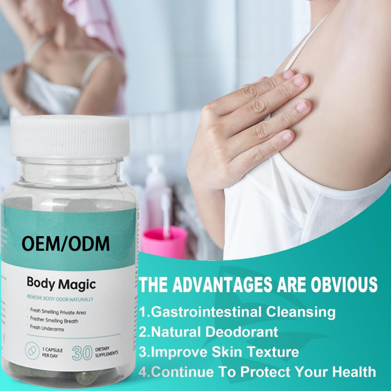 Chlorophyll Capsules Manufacturer - OEM Body Odour Control