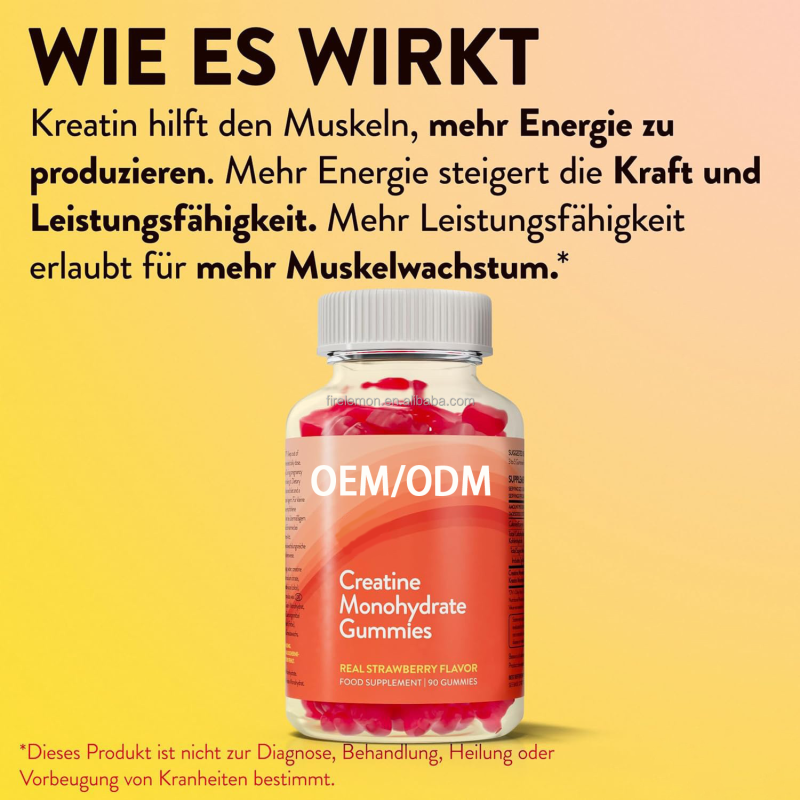 Pre-Workout Gummies Supplier - OEM Healthy Living Energy