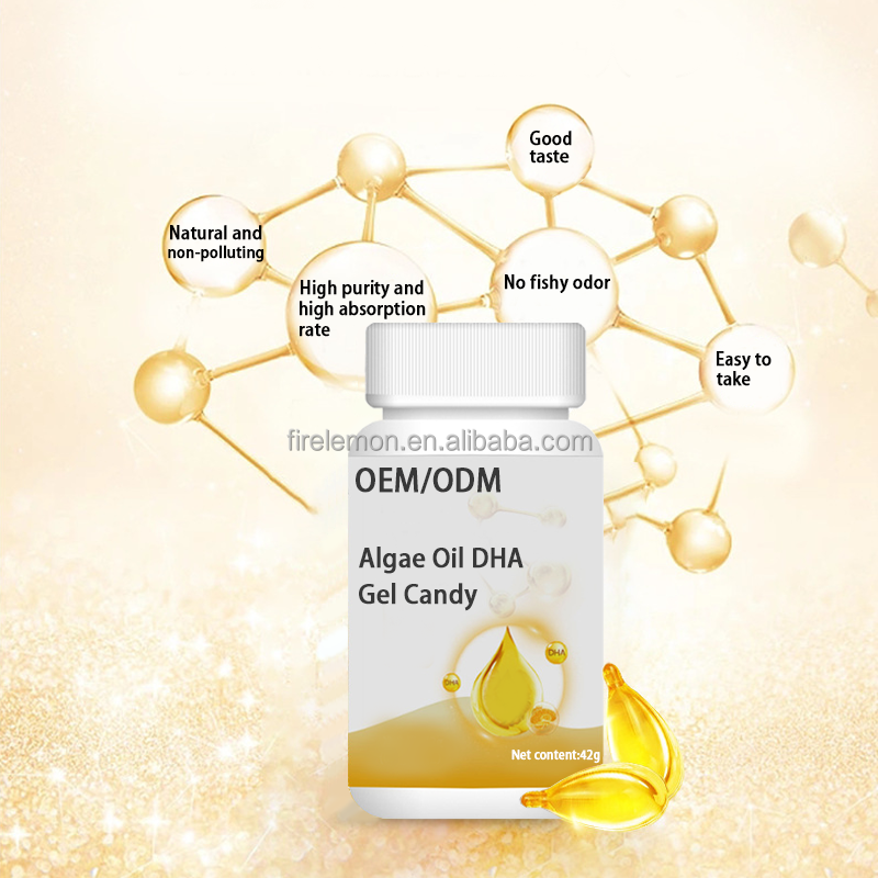 Algae Oil DHA Softgel Factory - OEM/ODM Fish-Free Gel Candy