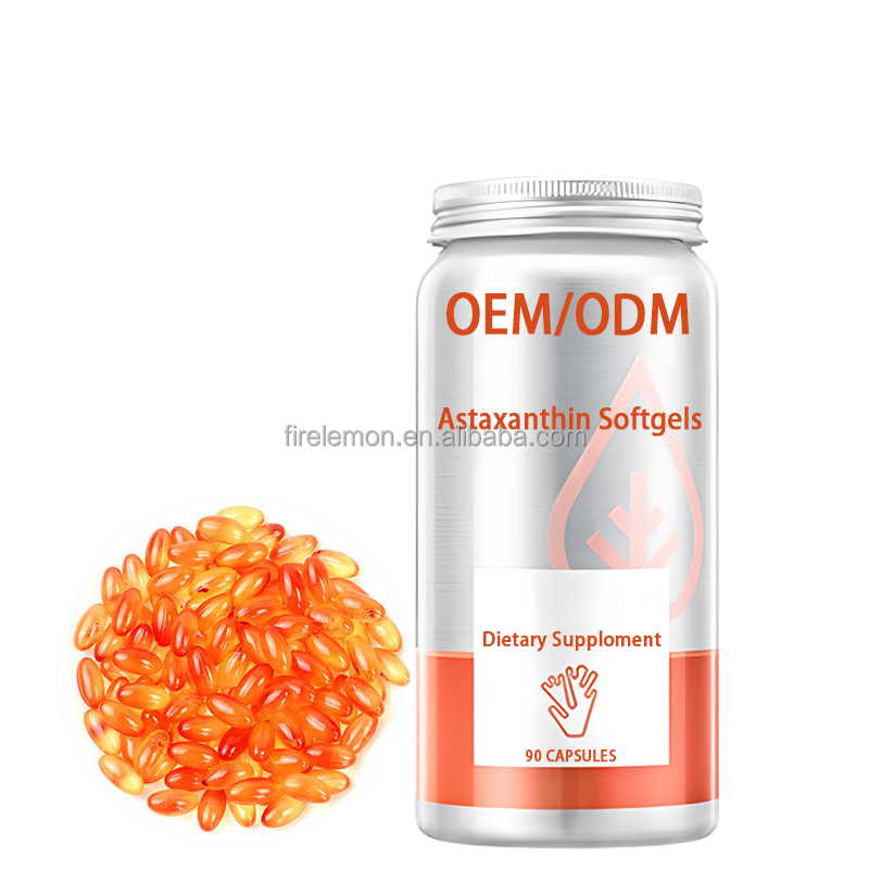Astaxanthin Softgel Factory - Antioxidant Eye Joint Support