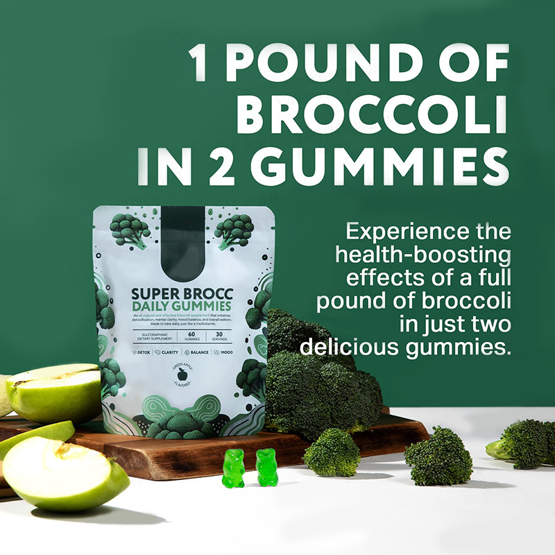 Broccoli Seed Gummies Factory - SUNI Factory Wholesale