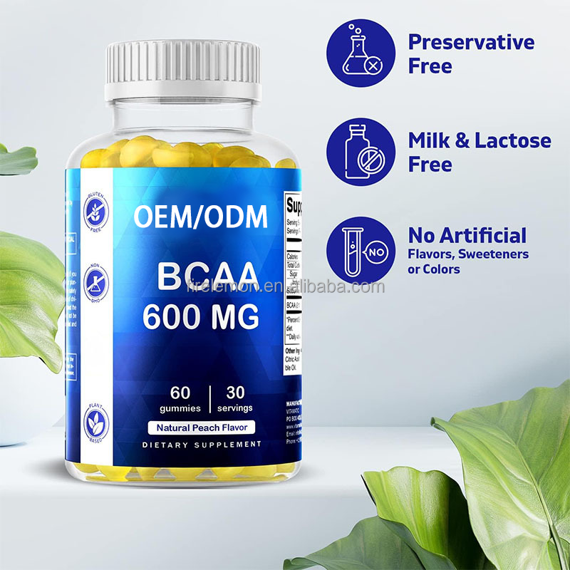 BCAA Gummies Factory - Private Label High-Quality Energy