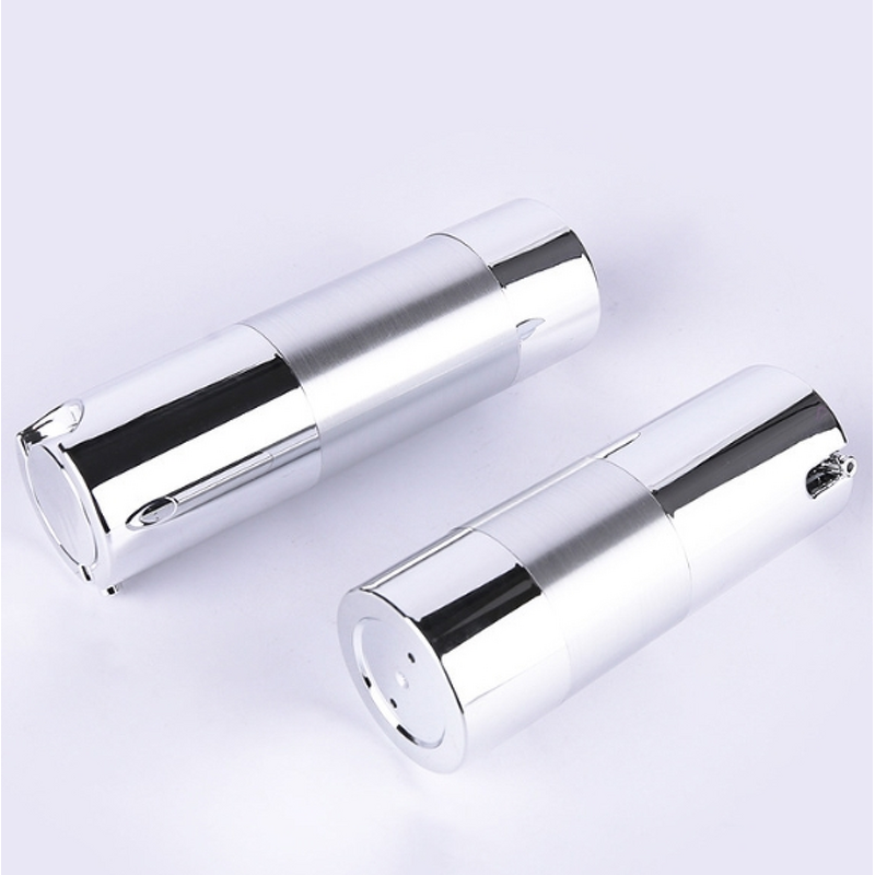 Airless Pump Lotion Bottle Manufacturer - In-Stock High Quality Silver 15ml with Sealing Pump Sprayer for Shampoo