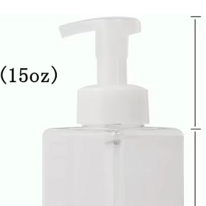 Foaming Soap Dispenser Manufacturer - Mousse Bottle Sparkling Foam 450ml Refillable Plastic for Liquid Soap