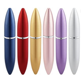 Perfume Spray Bottle Manufacturer - 6ml Empty 6 Colors Mini Atomizer Bullet Shape Scent Pump Small