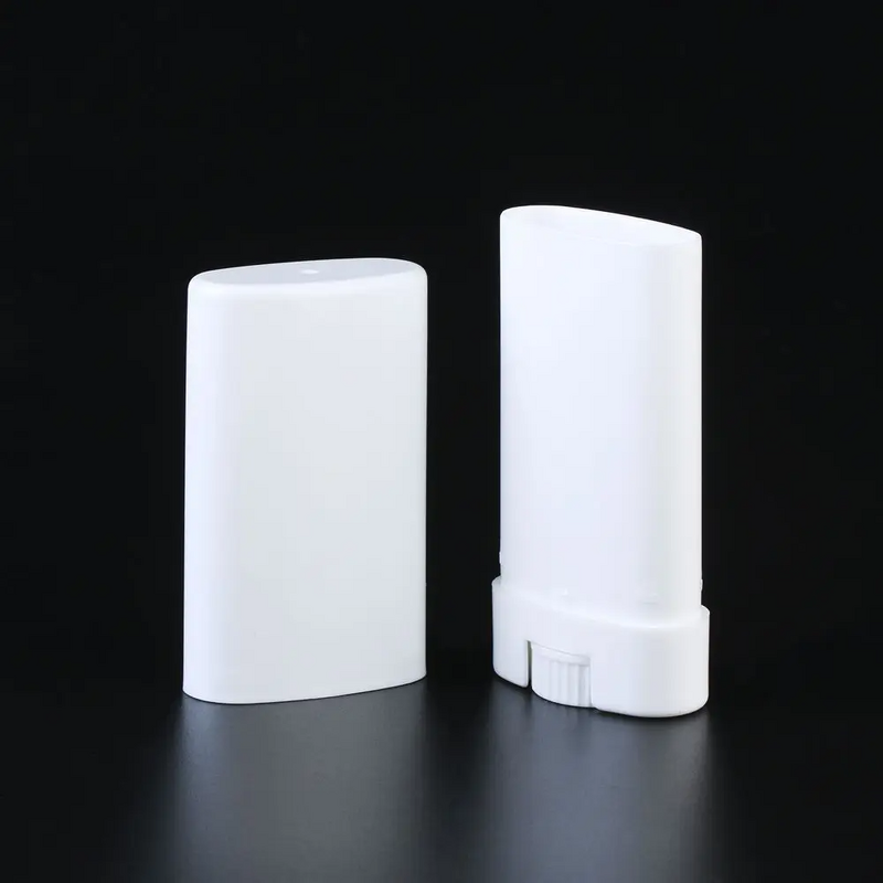 Solid Deodorant Tube Manufacturer - 6g Plastic Cylinder Green for Lip Balm Empty Lipstick Cleansing Mask