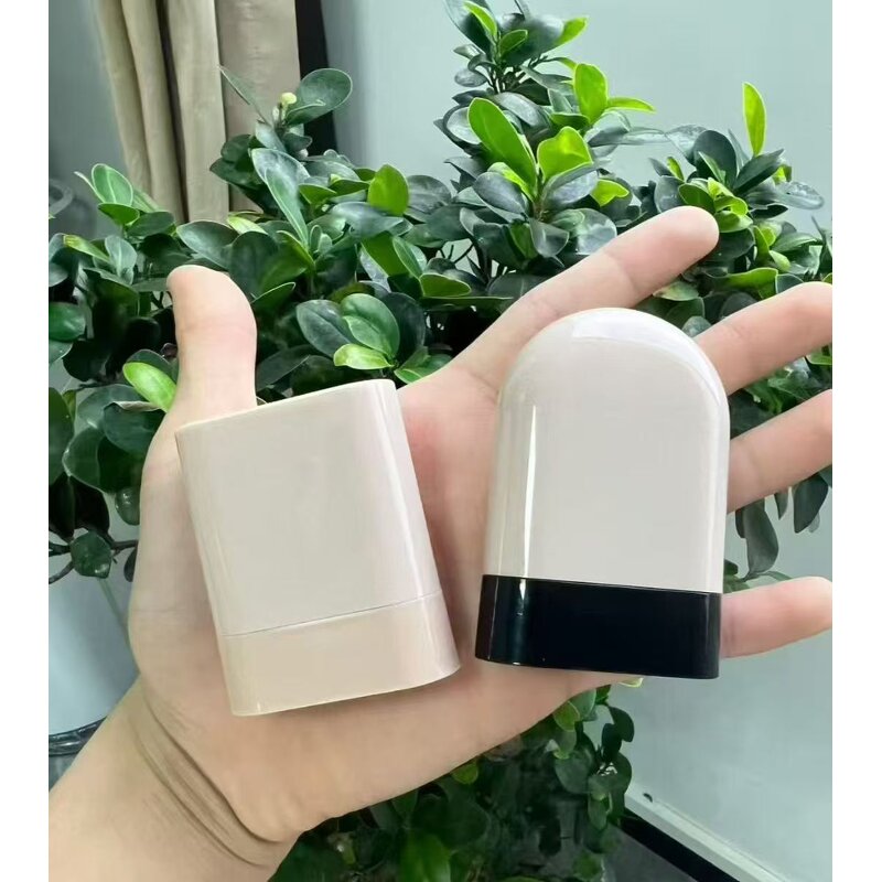 Lip Balm Manufacturer - 10-20g Empty Flat PP Deodorant Container Cosmetic with Screw Cap Flat Roll Tube
