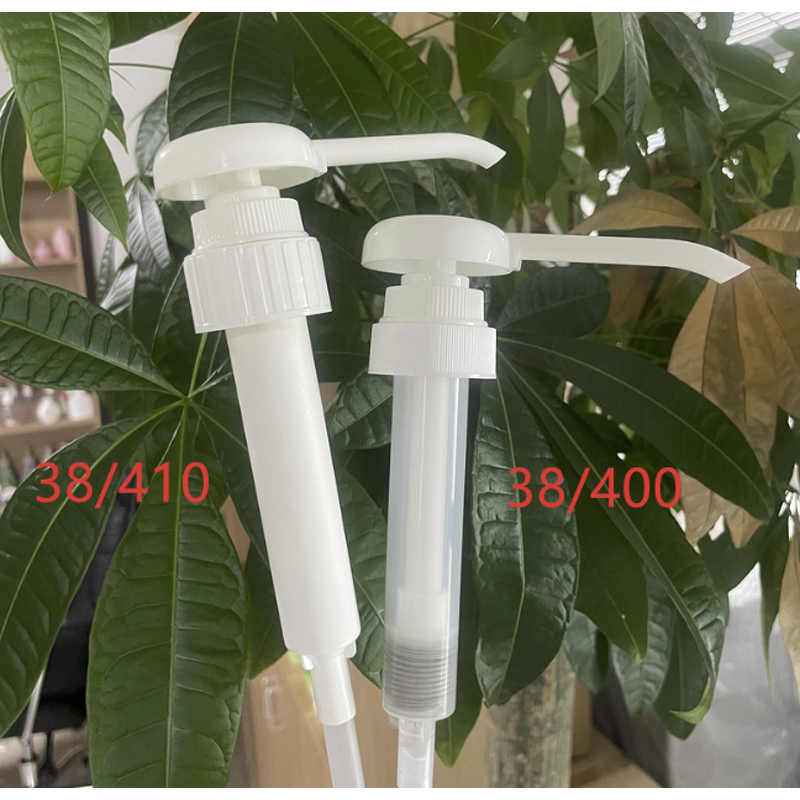 Plastic Dispenser Pump Manufacturer - White PP for Liquid 38/400 38/410 for Hand Wash Sauce Syrup Lotion Shampoo