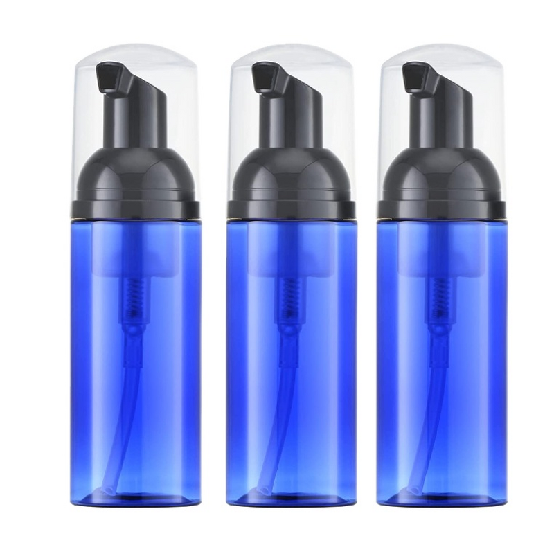Foam Pump Bottle Manufacturer - Lisapack Cobalt 2oz Small for Lash Cleaner Blue 60ml Black Pump