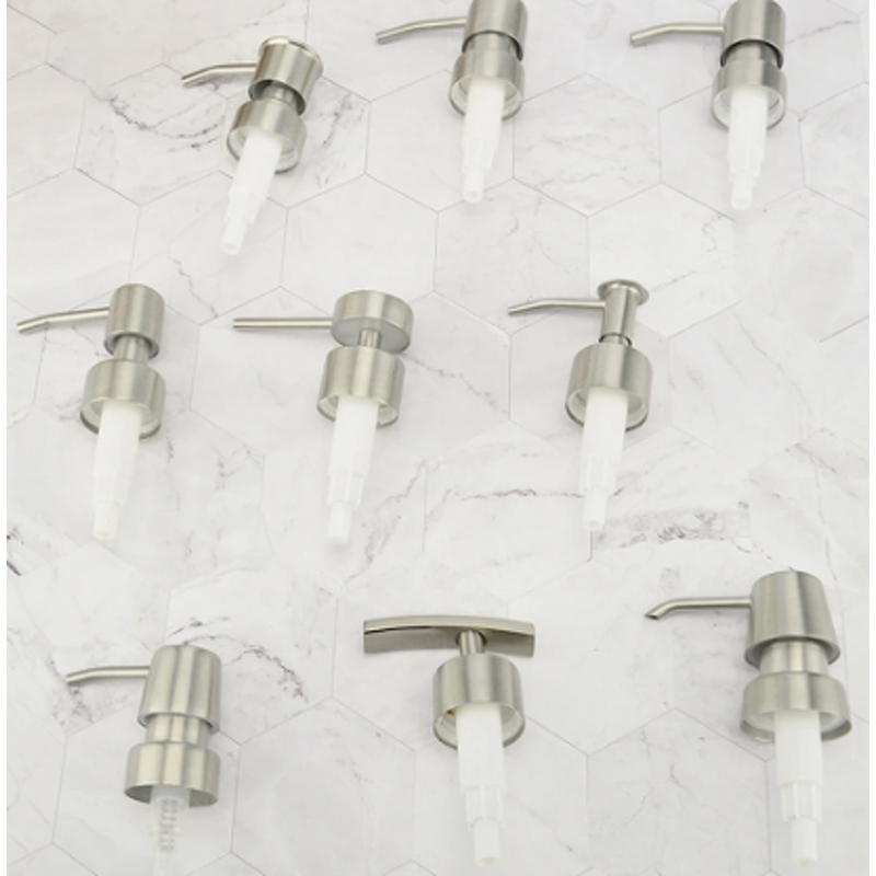 Soap Dispenser Bottle Manufacturer - Stainless Steel Kitchen Tool with Press Head for Liquid Pump Accessories