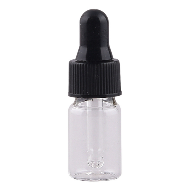 Essential Oil Sub Bottle Manufacturer - 3ml 4ml Dropper Screw Mouth Small Sample Cosmetic Glass