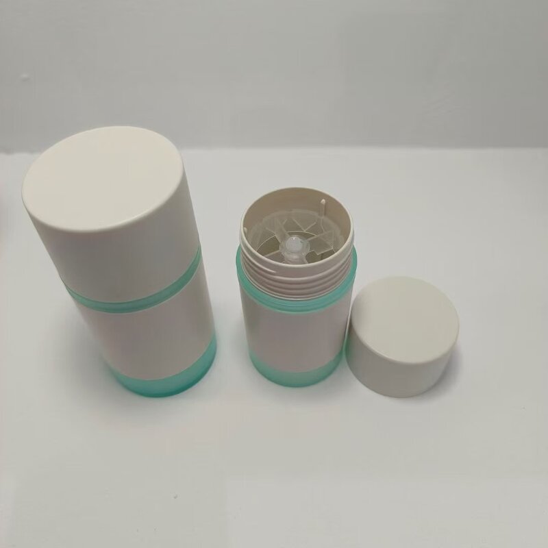 Deodorant Container Manufacturer - Wholesale 50g Recyclable Round Empty Stick with PP Collar and Dropper Sealing