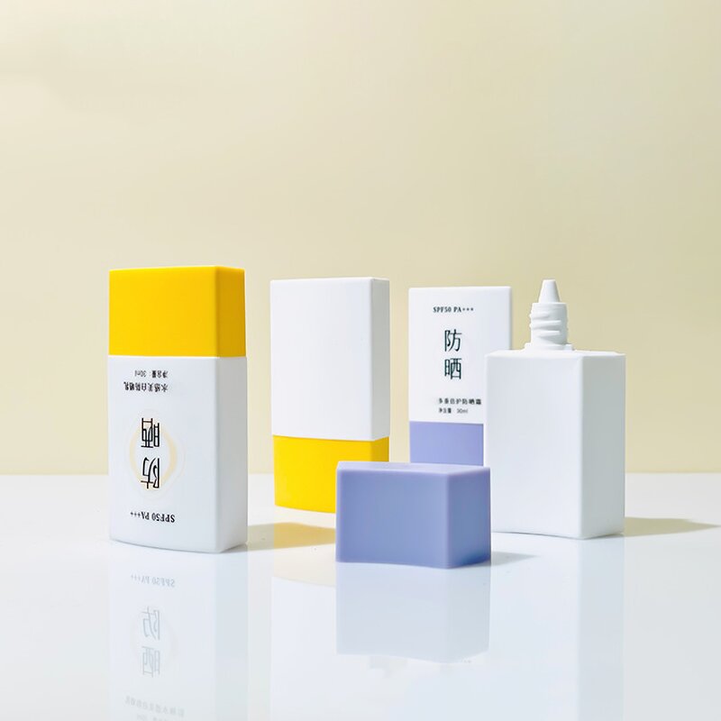 Sunscreen Bottle Manufacturer - Squeeze for Isolation Hand Cream Body Lotion Facial Cleanser Cosmetic Packaging