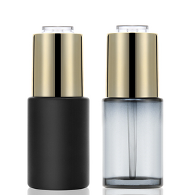 Essence Liquid Glass Bottle Manufacturer - 30ml with Rotate Self-priming Button Cover Drip Pump Dropper