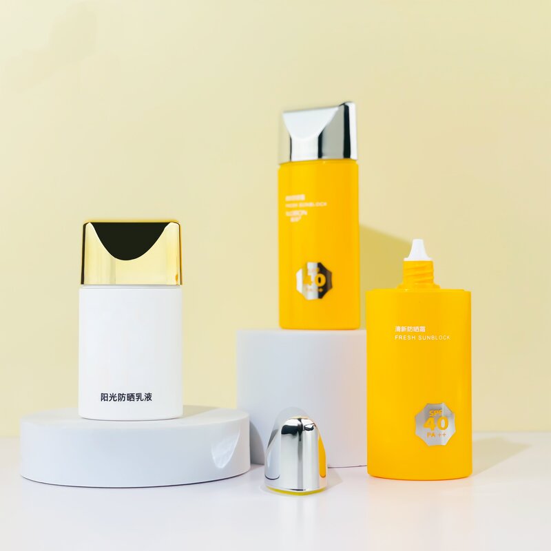 Hand Cream Bottle Manufacturer - Manufacturer Small 50ml Container Plastic Easy Squeeze Shape for Sunscreen