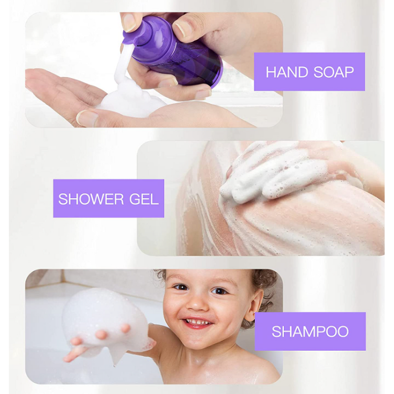 Foam Bottle Manufacturer - Owlyee 2oz Empty Foaming Pump for Hand Soap Lash Cleanser Shampoo Travel