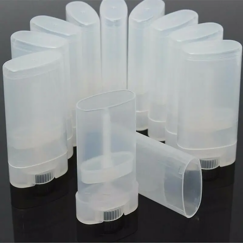 Deodorant Bottle Manufacturer - 30ml Reusable Black Plastic Cylinder Twist Up Empty for Lip Balm Lipstick Shampoo