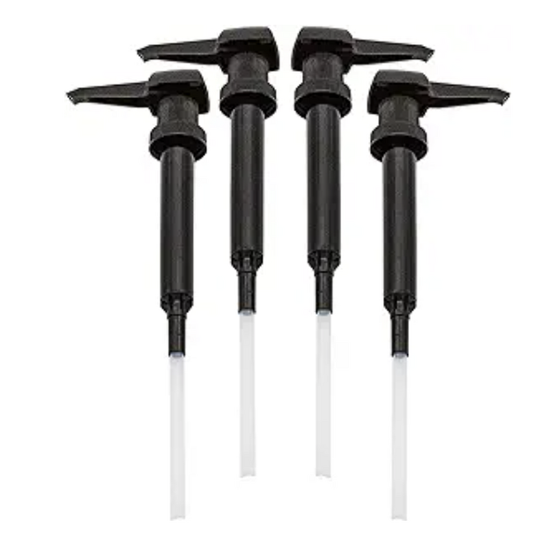 Replacement Pump Manufacturer - Darware Large 38mm for Gallon and Half Gallon Bottles 4-Pack Black