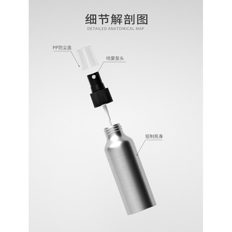 Aluminum Pump Bottle Manufacturer - Customized 30-150ml Silk Metal for Shampoo Body Lotion Perfume Personal Care