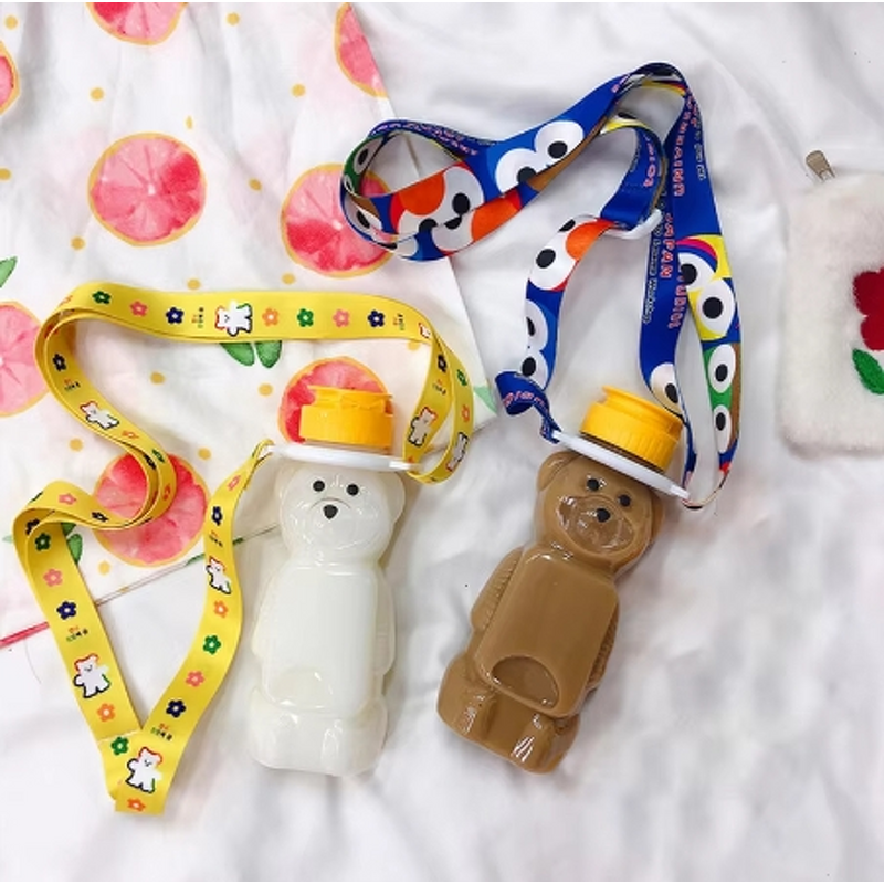 Plastic Squeeze Condiment Bottle Manufacturer - 240ml Bear Honey Bottle Extrusion Bear Shape for Sauce