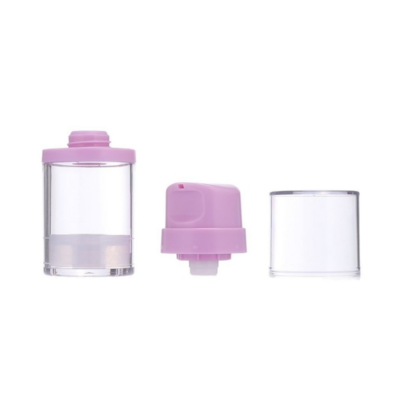Cosmetic Airless Bottle Manufacturer - Large Size 50ml 120ml 180ml Plastic with Pump for Lotion Screen Printing