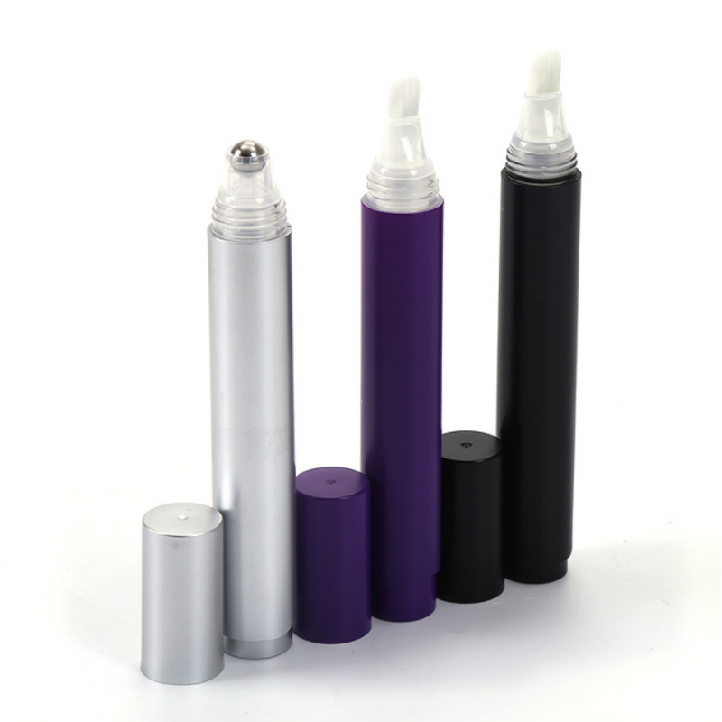 Cosmetic Pen Packaging Tube Manufacturer - 6ml Plastic Pressure Bead Eye Cream Ball Head for Lip Tubing